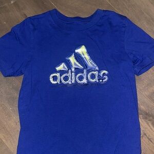 Adidas Kids Royal Blue Tee with Logo